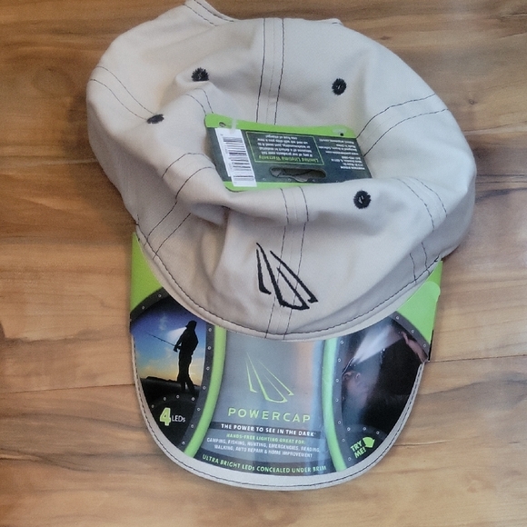 Beige LED Cap - Picture 1 of 7